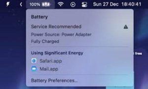 Pin MacBook báo 'Service Recommended' là gì? Nguyên nhân và ý nghĩa.