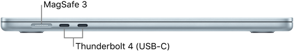 Các Phiên Bản Cổng Thunderbolt Trang Bị trên MacBook Air Hiện Nay