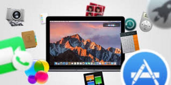 Danh sách các ứng dụng tích hợp sẵn trên MacBook theo từng nhóm chức năng (Năng suất, Sáng tạo, Tiện ích, Giải trí)