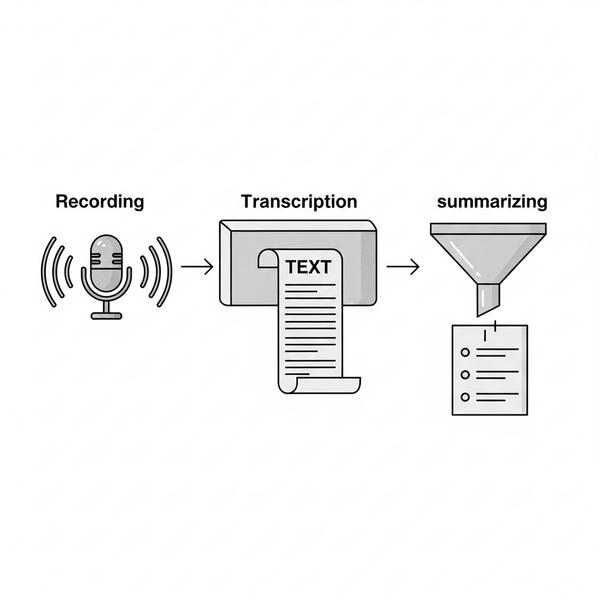 Cơ chế hoạt động: Ghi âm, chép lời và tóm tắt thông minh