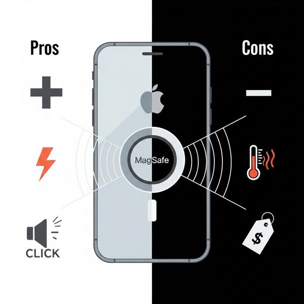 Ưu và nhược điểm khi sử dụng sạc MagSafe