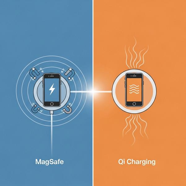 So sánh sạc MagSafe và sạc không dây chuẩn Qi