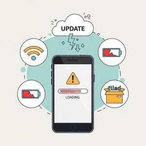 Tại sao iPhone bị lỗi cập nhật iOS? Nguyên nhân phổ biến