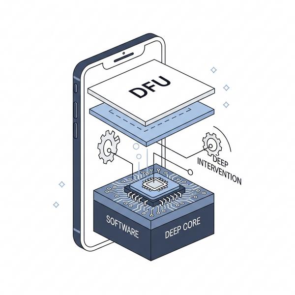 Cách 3: Chế độ DFU (Device Firmware Update) - Giải pháp can thiệp sâu