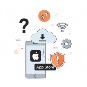 Tại sao không tải được ứng dụng trên App Store iPhone?