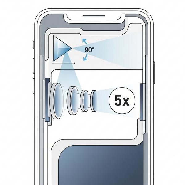 iPhone nào có ống kính tiềm vọng zoom 5x?