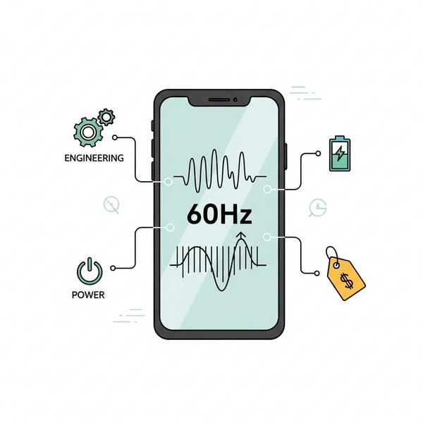 Tại sao iPhone 16 Plus vẫn sử dụng tần số quét 60Hz?