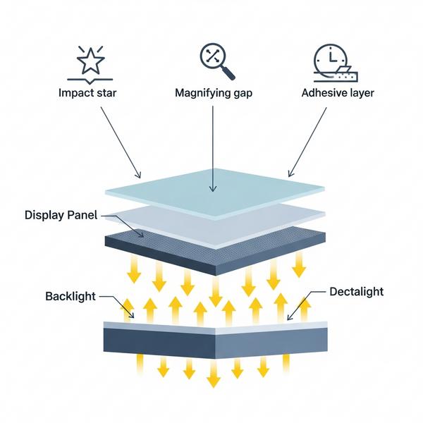Nguyên nhân chính khiến iPhone bị hở sáng màn hình
