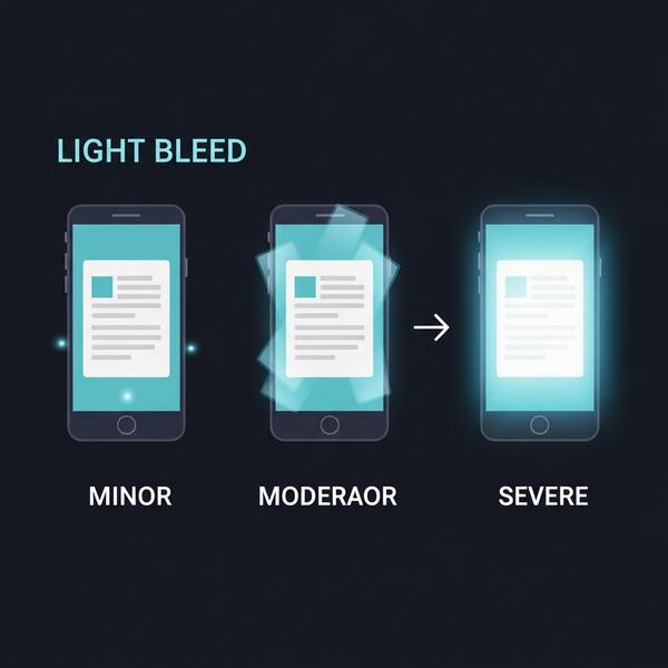 iPhone bị hở sáng màn hình có sao không? Mức độ ảnh hưởng