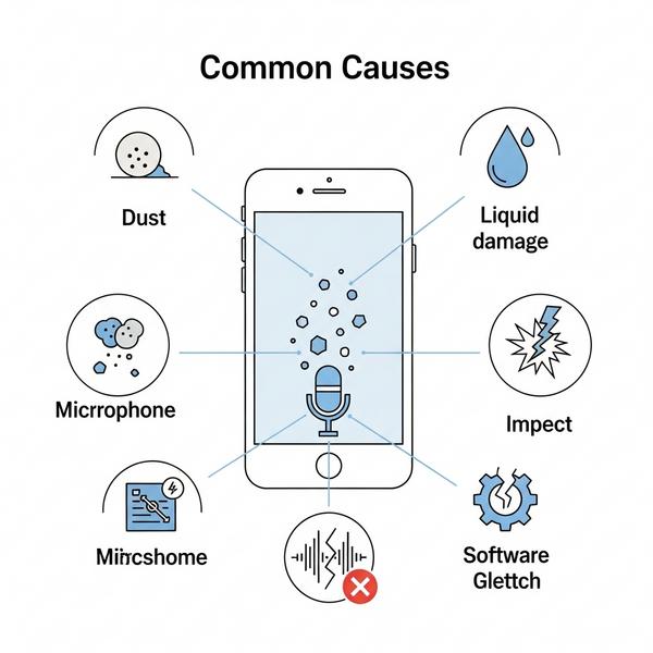 Nguyên nhân phổ biến khiến iPhone bị lỗi mic