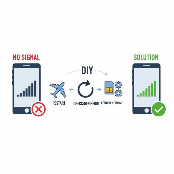 Hướng dẫn chi tiết cách khắc phục lỗi iPhone mất sóng tại nhà