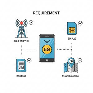 Điều kiện cần thiết để sử dụng 5G trên iPhone là gì?