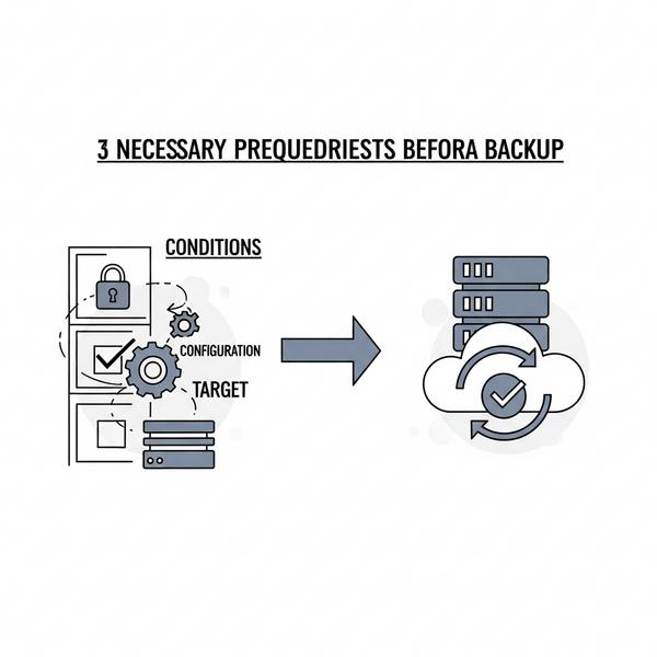 3 điều kiện cần thiết trước khi bắt đầu sao lưu