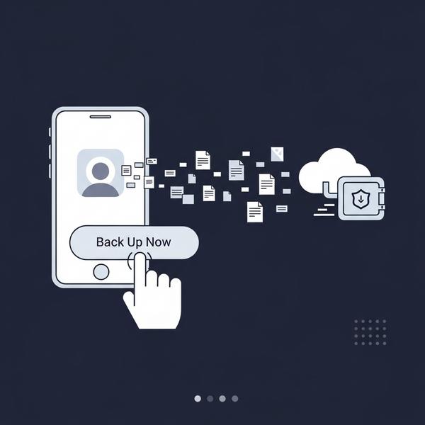 Cách sao lưu iPhone thủ công (Back Up Now) ngay lập tức