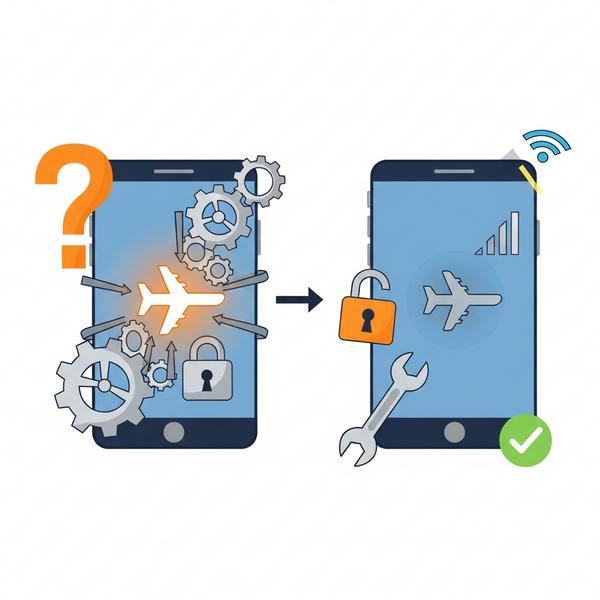 Tại sao iPhone không tắt được chế độ máy bay? Nguyên nhân và cách khắc phục triệt để